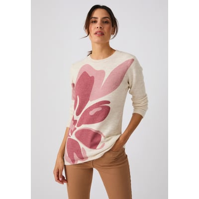 Pull toucher doux imprimé DAMART