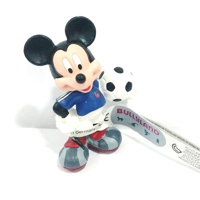 Figurine Mickey footballeur français BULLYLAND