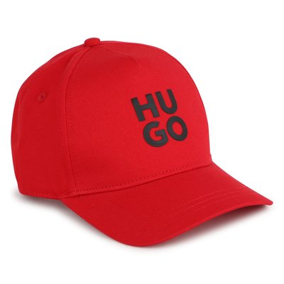 Casquette en coton imprimé HUGO KIDSWEAR
