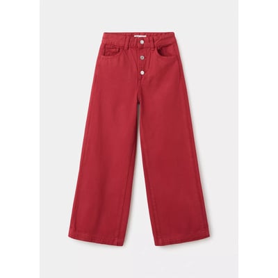 Jean large à boutons MANGO KIDS