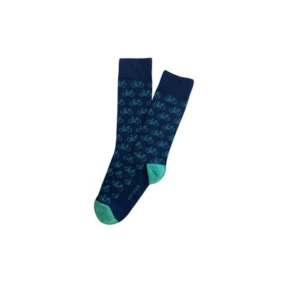 Chaussettes en coton imprimé Vélo ARTHUR