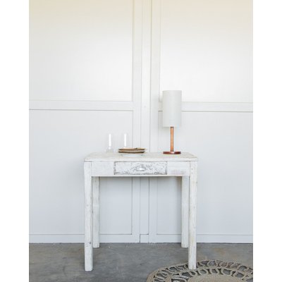 Table à manger blanche Romy N°247 - Bon état DEBONGOUT