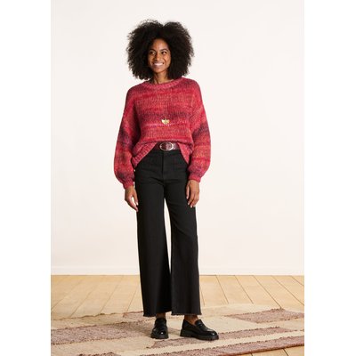 Jean flare taille haute en coton biologique LA FEE MARABOUTEE