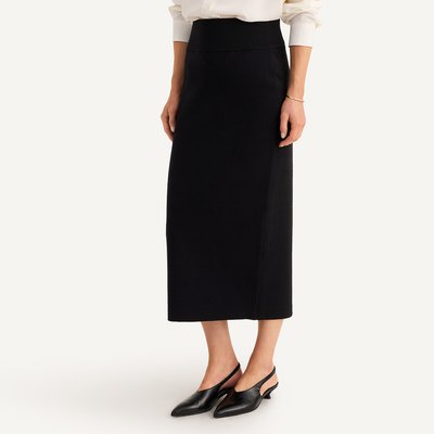 Knitted Pull-On Skirt ANNE WEYBURN