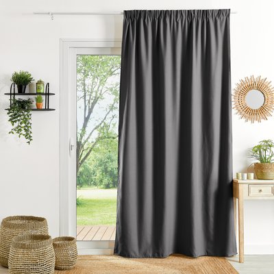 Rideau ignifugé M1 galon fronceur - QABANE HOME MAISON