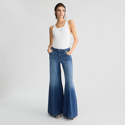 Jean super évasé à taille haute LIU JO