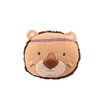 Coussin peluche fantaisie Petit lionceau DOUCEUR D'INTÉRIEUR