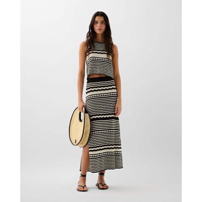 Jupe en tricot à rayures SCALPERS