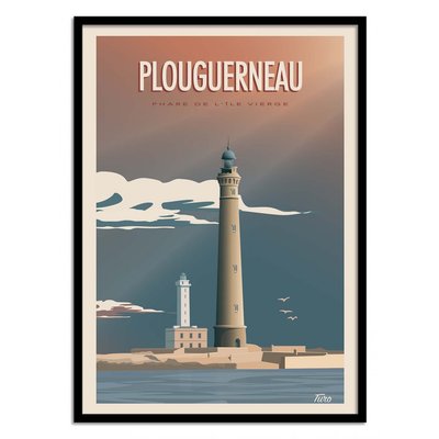 Affiche d’art 30 x 40 cm - Plouguerneau - Turo WALL EDITIONS