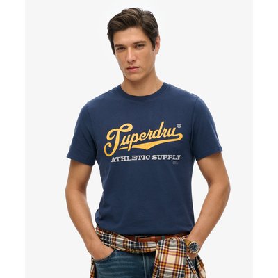 T-shirt manches courtes imprimé, col rond SUPERDRY