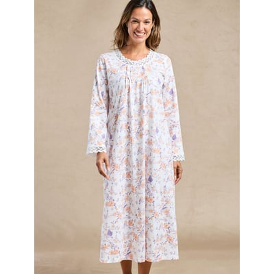Chemise de nuit longue avec macramé DAXON