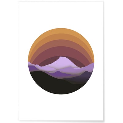 Affiche Landscape Circle L'AFFICHERIE