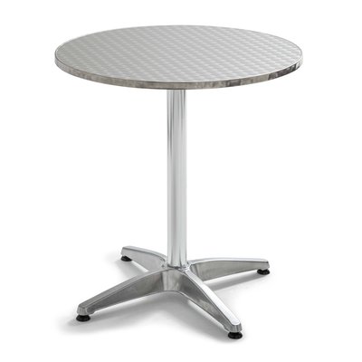 Table de jardin bistrot ronde en aluminium (⌀60 x 70 cm), CAMDEN OVIALA