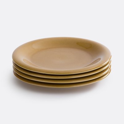 Lot de 4 assiettes plates, grès émaillé, Toria LA REDOUTE INTERIEURS