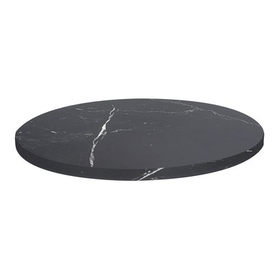 Plateau de table rond en mélaminé ⌀60 cm, RIVOLI OVIALA