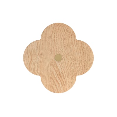 Patère fleur en chêne ANDREE HARTO