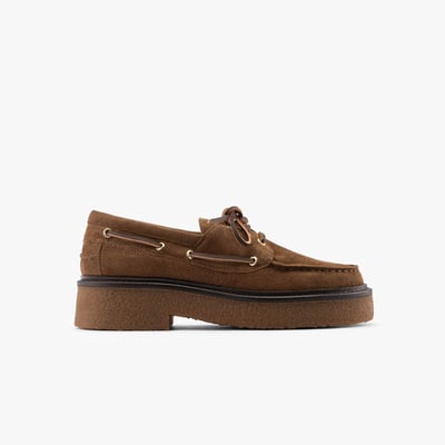 Mocassin cuir velous TINA MAISON TOUFET