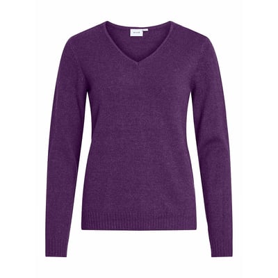 Pull col v en fine maille VILA