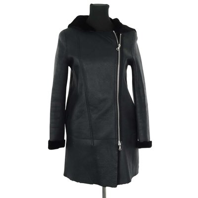 Manteau en cuir - Très Bon État SANDRO