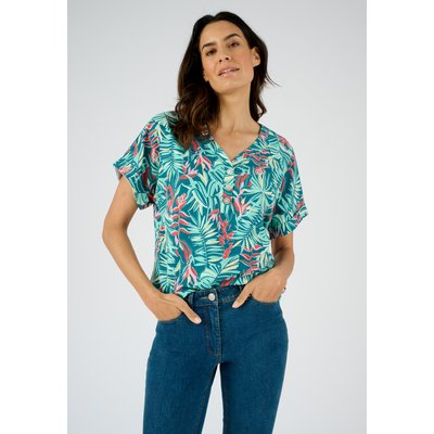 Top fluide Climatyl uni ou esprit tropical DAMART