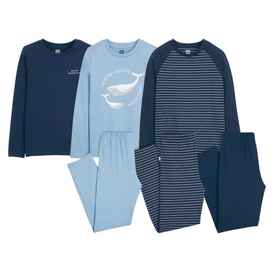 Lot de 3 pyjamas en jersey LA REDOUTE COLLECTIONS