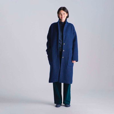 Manteau en laine mélangée KACEY BENSIMON