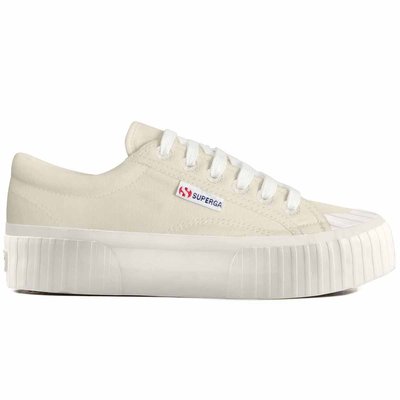 Baskets Compensées En Toile 2631 , Stripe SUPERGA