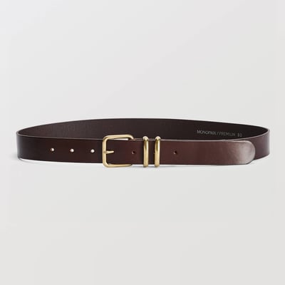 Ceinture 3 cm en cuir MONOPRIX