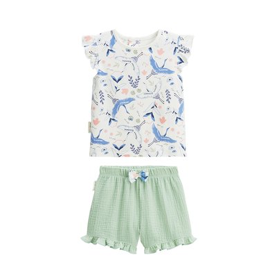Ensemble enfant t-shirt et short en gaze de coton Tiana PETIT BEGUIN