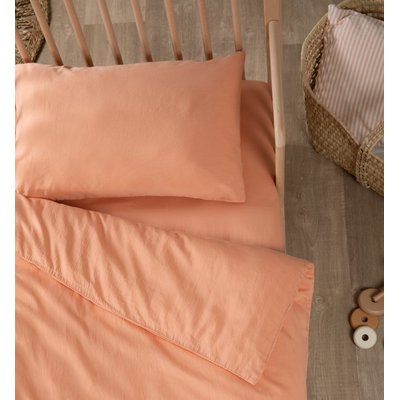 Housse de Couette bébé SATIN DE COTON BIO LAVÉ KADOLIS