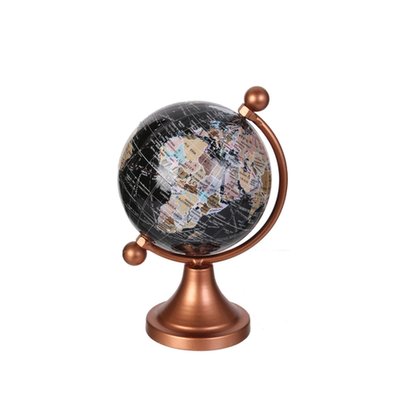 Globe terrestre design métal Globo THE HOME DECO FACTORY
