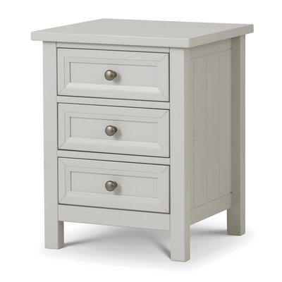 Portland Shaker Style 3 Drawer Bedside Table SO'HOME