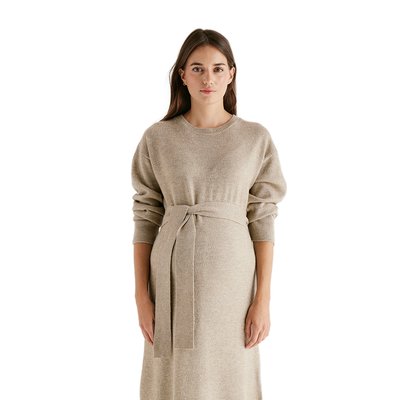 Robe longue grossesse en tricot VERTBAUDET