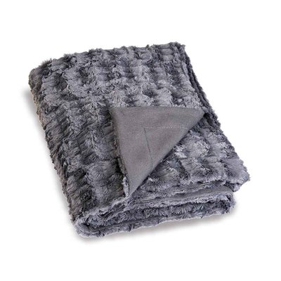 Plaid avec Imitation Fourrure LINDER