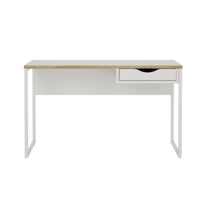 Bureau 1 tiroir avec pieds métal L130 cm - FUNCTION CALICOSY