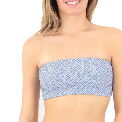 Haut de maillot bandeau fil textile Ancona LAURA BY JANINE ROBIN