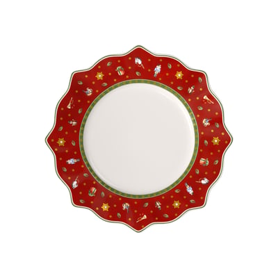 Assiette Plate Rouge TOY'S DELIGHT VILLEROY & BOCH