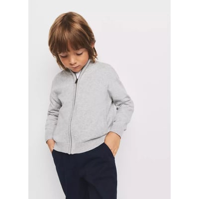 Cardigan 100 % coton zip MANGO BABY