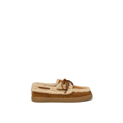 Chaussures de bateau, modèle Kara en cuir velours huilé MARC O'POLO