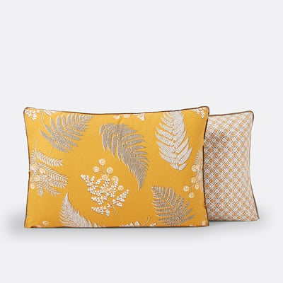 Funda de almohada de percal de algodón Fougère LA REDOUTE INTERIEURS