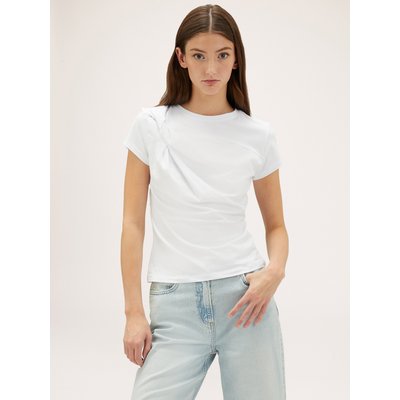 T-shirt avec nœud sur l’épaule MOTIVI