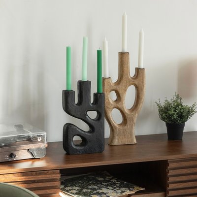 Декор для интерьера, деревянный подсвечник из манго SO'HOME
