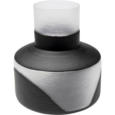 Vase Shadow noir et blanc 34cm KARE DESIGN