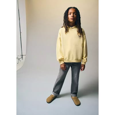 Jean regular fit à bas retroussé MANGO KIDS