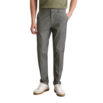 Chino modèle Morot en chambray de coton bio léger MARC O'POLO