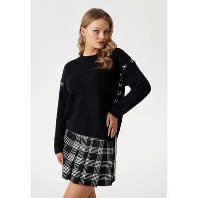 Pull Torsades Laine Mélangée GUESS