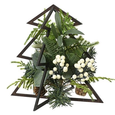 Composition de table sapin et plantes artificielles PIER IMPORT