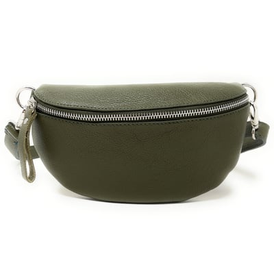Sac banane en cuir grainé italien LOU OH MY BAG