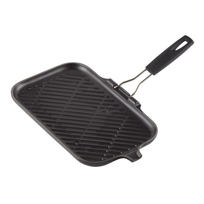 Grill rectangulaire manche silicione LE CREUSET