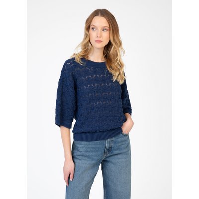 Pull bleu indigo femme La Redoute